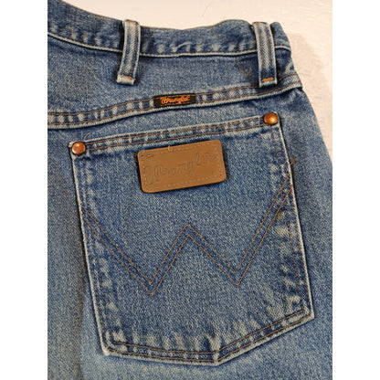 Wrangler (38 X 34) Men's Straight Leg Blue Denim Jeans