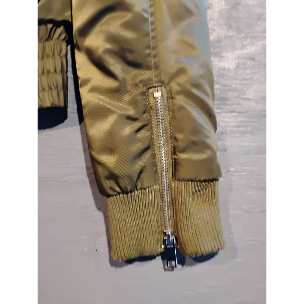 Forever 21 (Medium) Women's Green Bomber Jacket