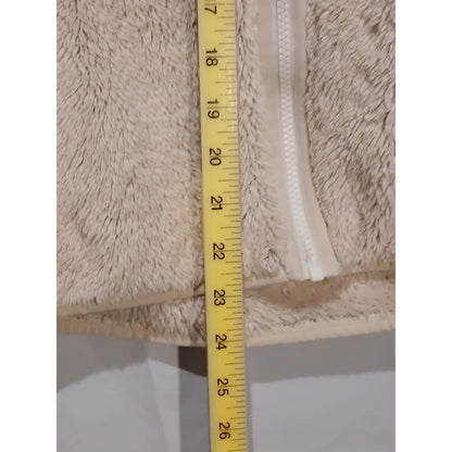 Columbia (Small) Beige Zip Fleece Pullover Fashion Jacket