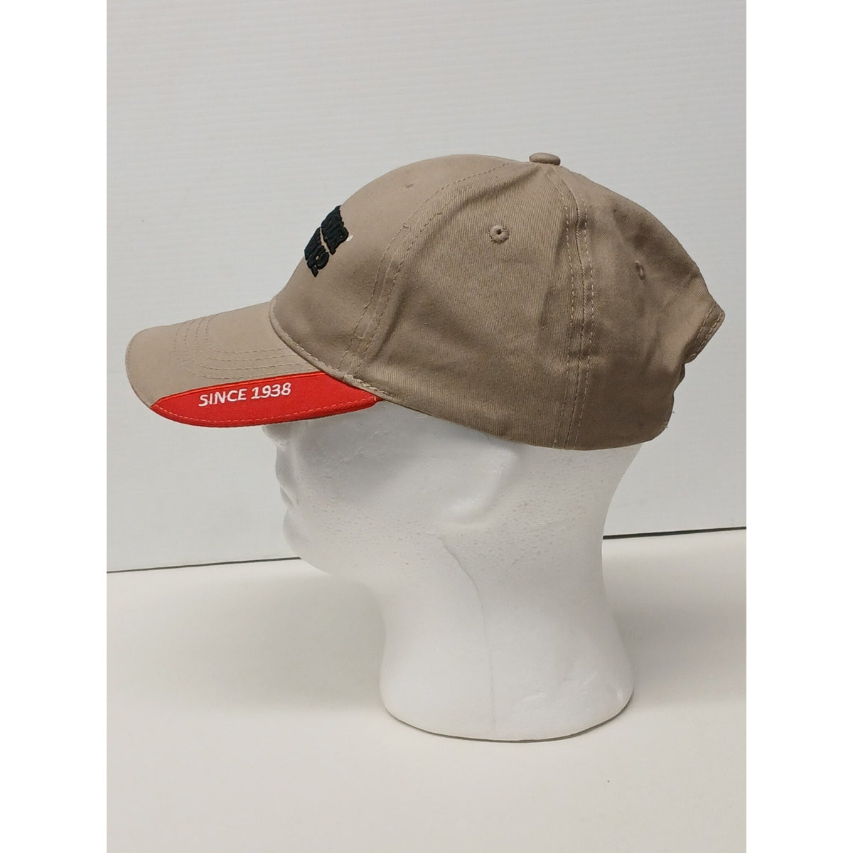 TSC Tractor Supply Co 1938 (OSFM) Strapback Beige Hat Cap