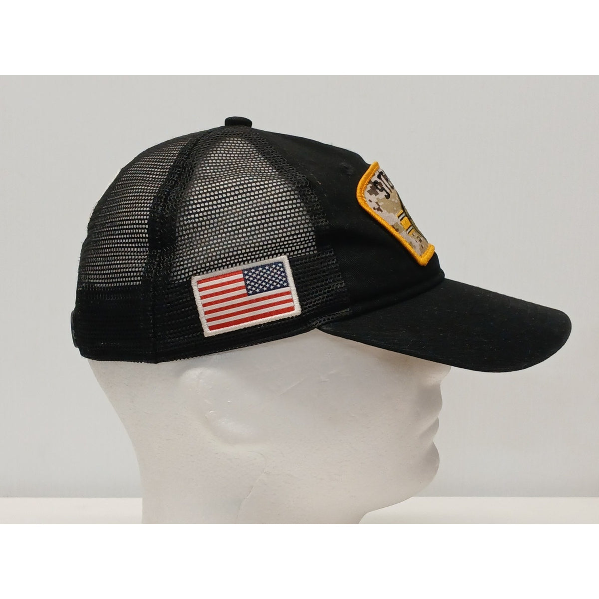 New Era (OSFM) Black NFL Pittsburgh Steelers Half Mesh Snapback Cap