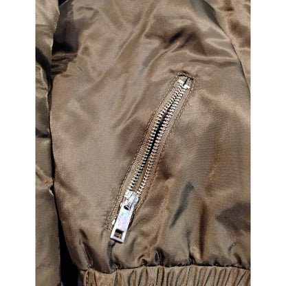 Forever 21 (Medium) Women's Green Bomber Jacket