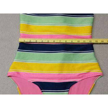 There Abouts (XL) Women's One Piece Multicolor Stretch Strap Swim Suit