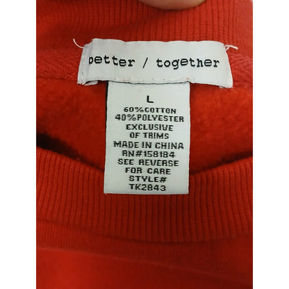 Better Together (Large) Red Chicago Illinois Sweatshirt
