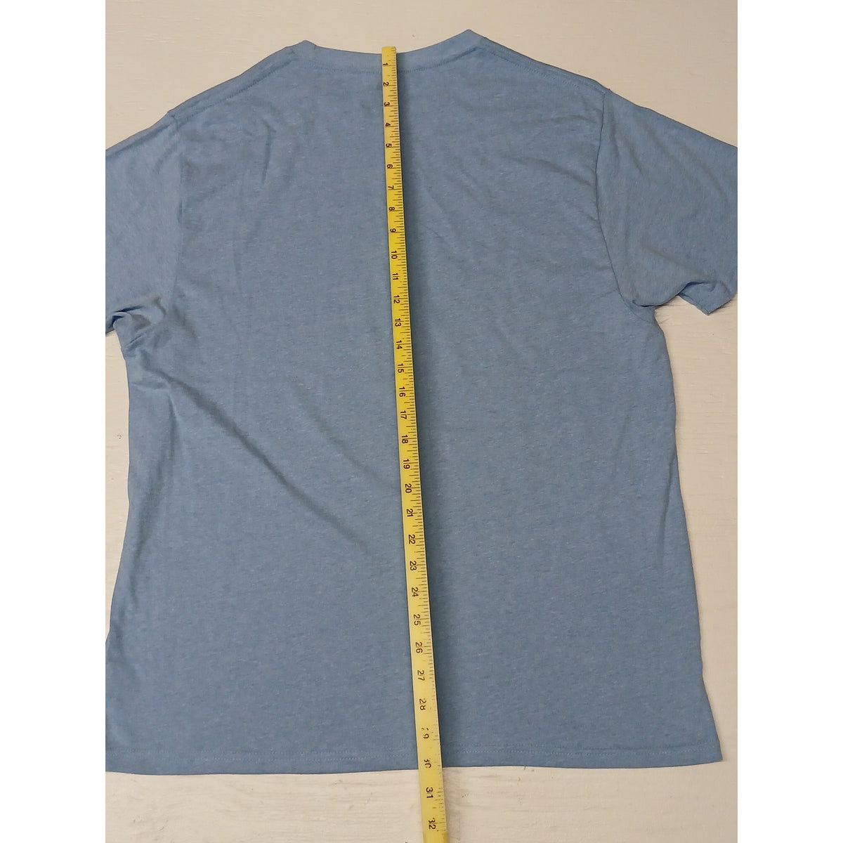 Celebrate Fathers Day (XL) Light Blue Crew Neck Stretch Tee