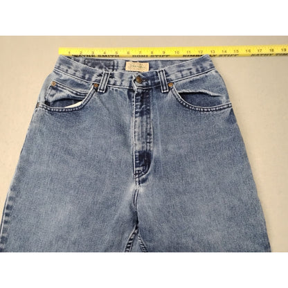 Saint Johns Bay (8) Womens Vintage Straight Blue Denim Jeans