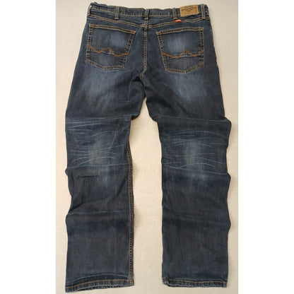 Wrangler (No Size) Men's Slim Straight Fit Dark Blue Denim Jeans