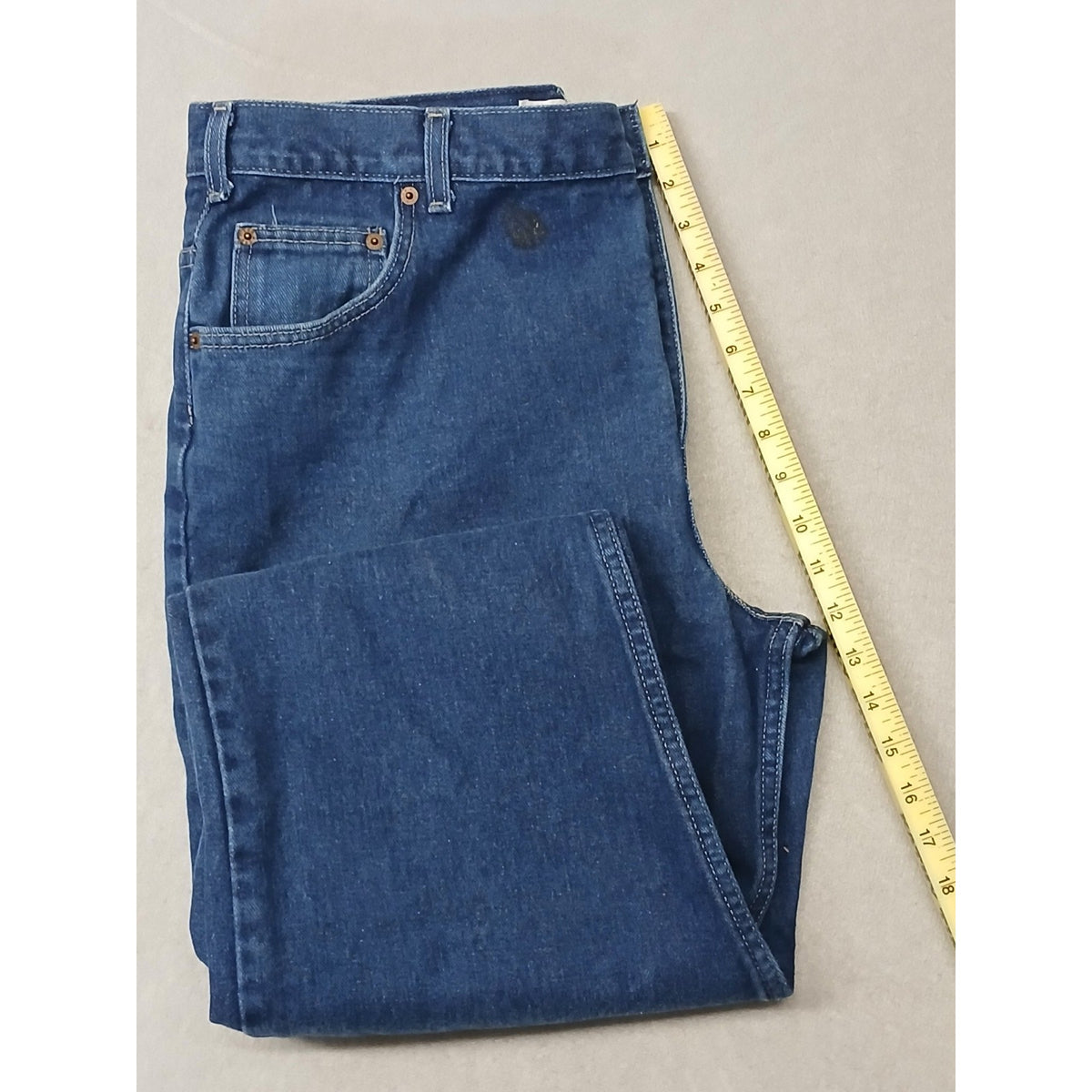 Canton River Blues (40x30) Relaxed Straight Blue Denim Jeans