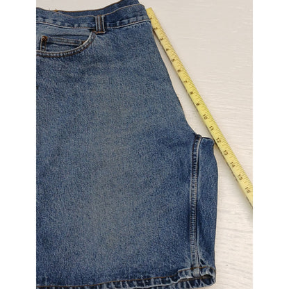 Faded Glory (38) Classic Fit Blue Denim Chino Shorts