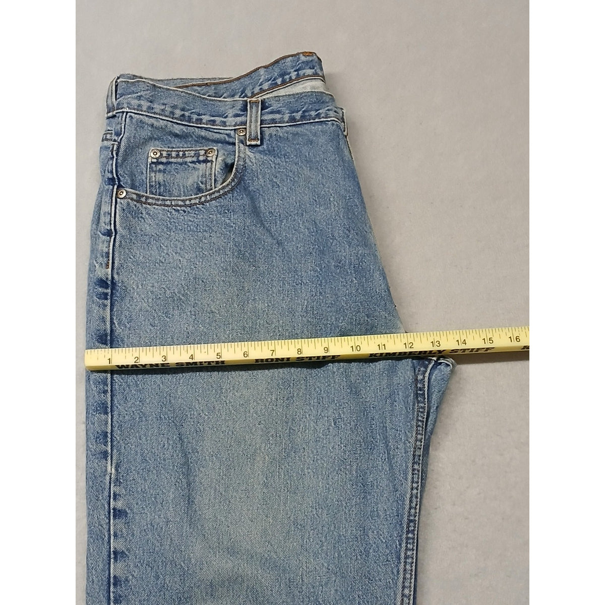 Member's Mark (38x29) Men's Relaxed Straight Fit Blue Denim Jeans