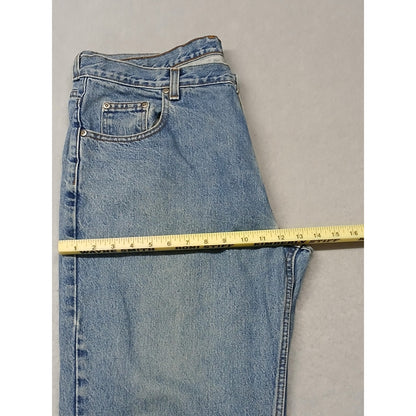 Member's Mark (38x29) Men's Relaxed Straight Fit Blue Denim Jeans