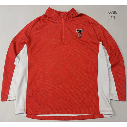 Rivalry Threads (2XL) Red Texas Tech Raiders Zip Pullover