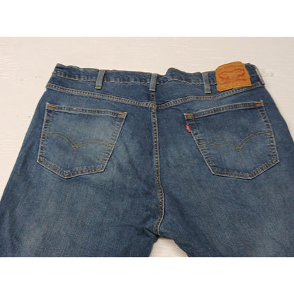 Levi's (42x32) Relaxed Straight Boot Cut Blue Denim Jeans