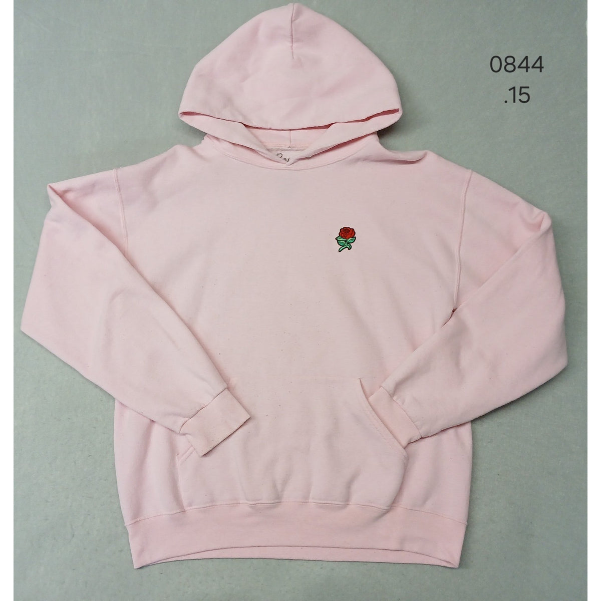 Bowery (Medium) Unisex Pink Pullover Hoodie