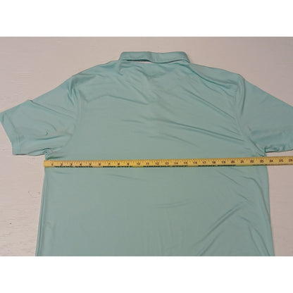HEAD Golf (2XL) Light Turquoise Short Sleeve Polo Shirt
