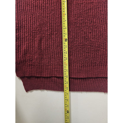 Charlotte Russe (Small) Women's Maroon V-Neck Sweatshirt