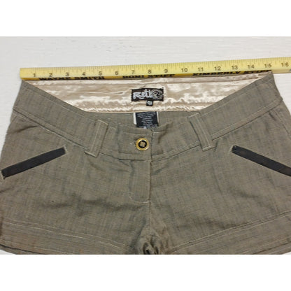 Rette(R) (40) Olive Green Flat Front Cargo Dress Shorts