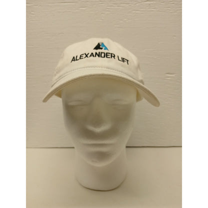 Alexander Lift Logo (OSFM) White Adjustable Strap Cap