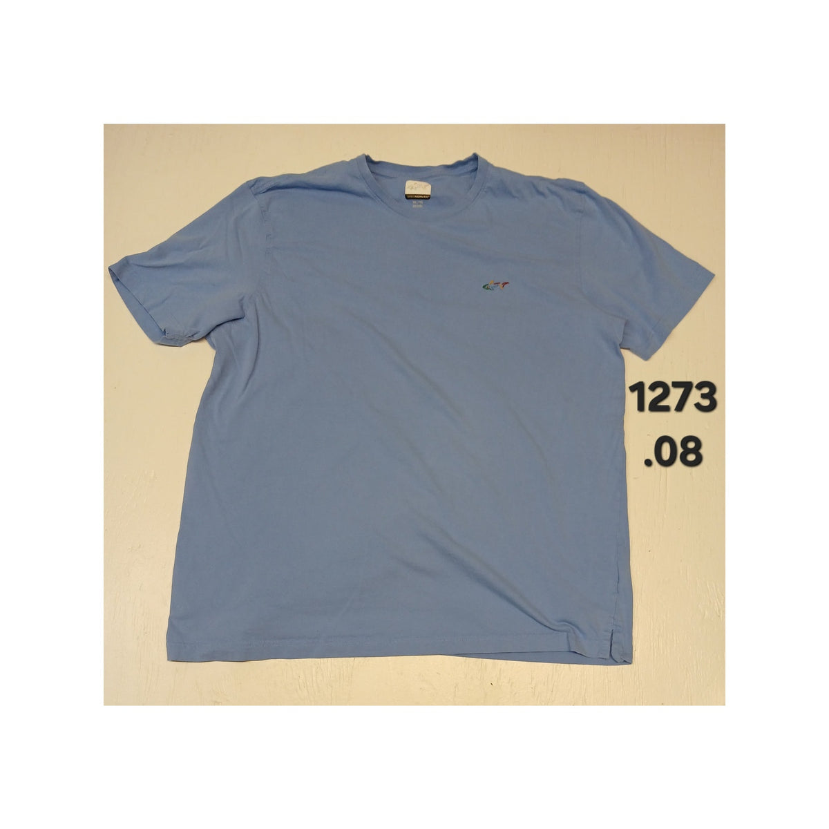 Greg Norman (2XL) Blue Short Sleeve Crew Neck Loose Fit Tee