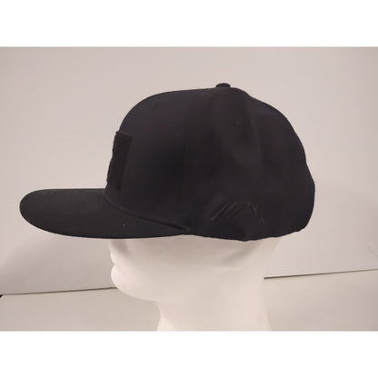 HK-ARMY (OSFM) All Black Graphic Hat Snapback Cap
