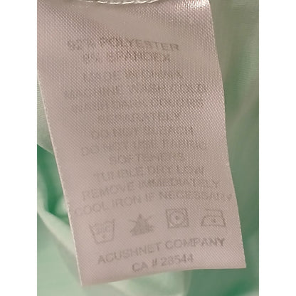 Foot Joy (XL) Teal Button Collar Polo Short Sleeve Shirt