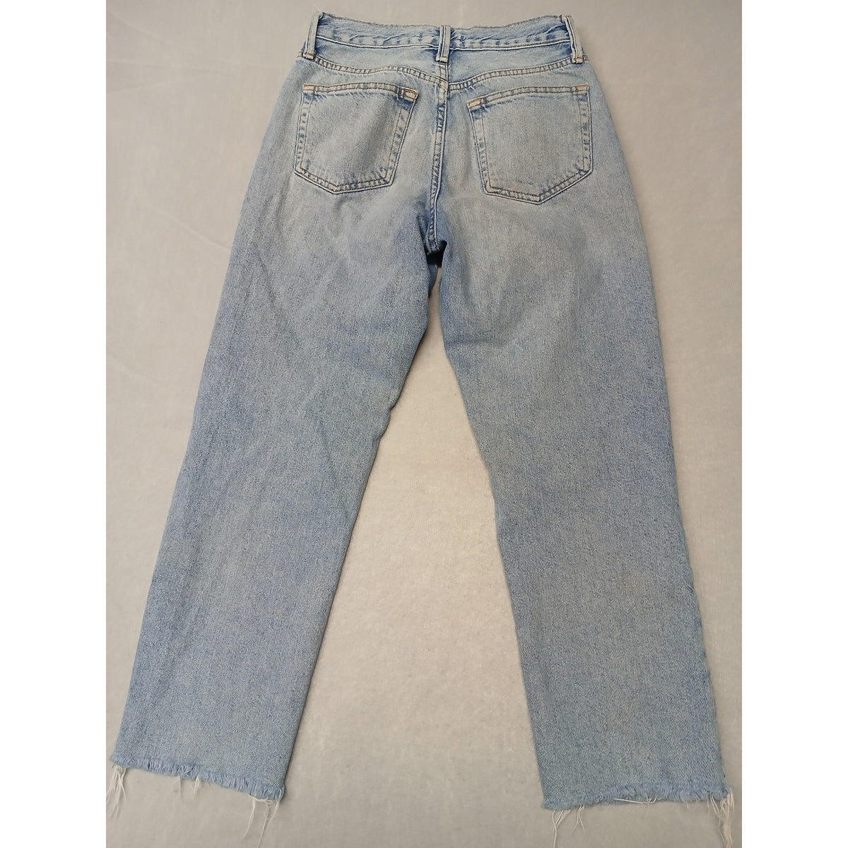 Forever 21 (24) Rugged Relaxed High Ankle Blue Denim Jeans