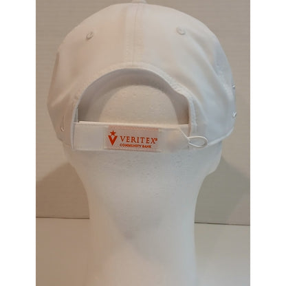 Ewing Automotive Group Polyester White/ Light Blue Hat Great Condition Velcrow