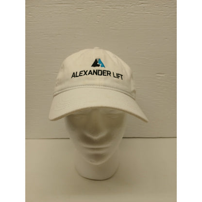 Alexander Lift Logo (OSFM) White Adjustable Strap Cap