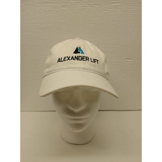 Alexander Lift Logo (OSFM) White Adjustable Strap Cap