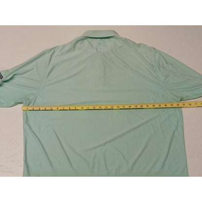 Foot Joy (XL) Teal Button Collar Polo Short Sleeve Shirt