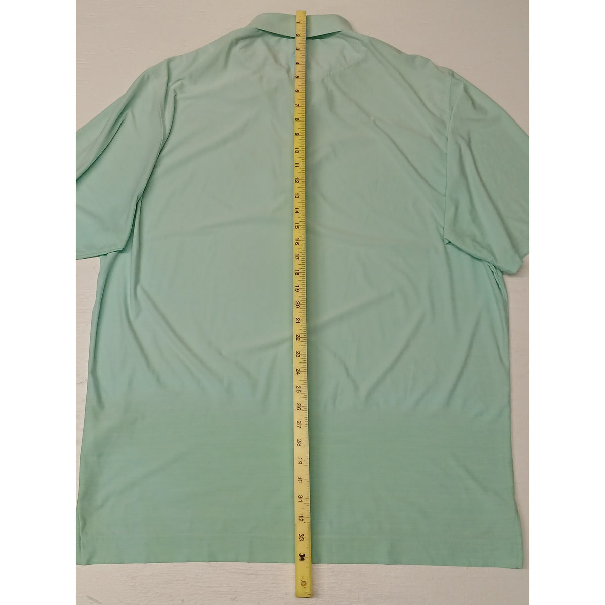 Foot Joy (XL) Teal Button Collar Polo Short Sleeve Shirt