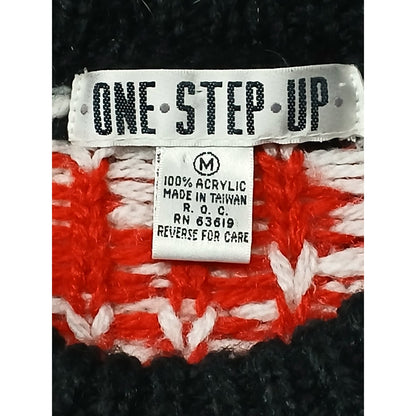 One Step Up (Medium) Unisex Multicolor Crew Neck Ugle Xmas Sweater