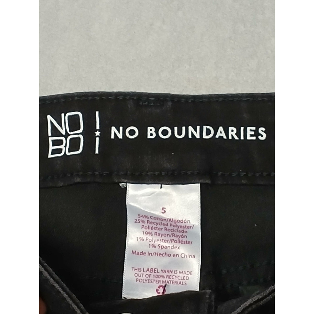 No Boundaries (5) Black Junior Skinny Jeans (2pair)
