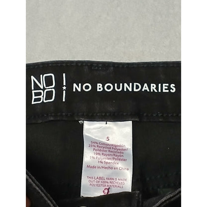 No Boundaries (5) Black Junior Skinny Jeans (2pair)