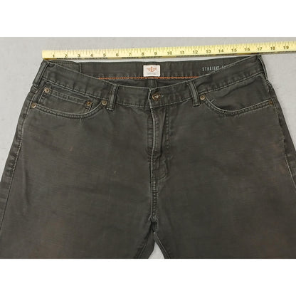 Dockers (36x30) Men's Charcoal Straight Fit Denim Jeans