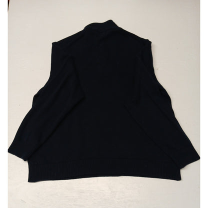 Goodfellow (2XL) 1/4 Zip Knitted Blue Pullover Sweatshirt