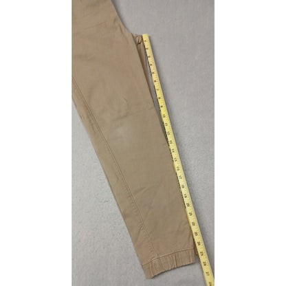 Urban Pipeline (Large) Beige Chino Khaki Stretch Ankle Pants