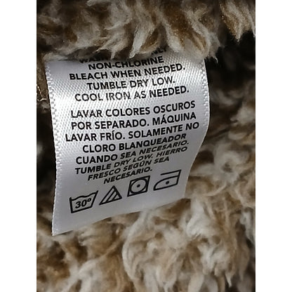 Alpine Sherpa (Medium) Brown Quarter Zip Pullover Sweatshirt